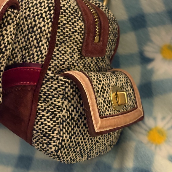 Coach SoHo Tweed Satchel Handbag - Picture 6 of 10